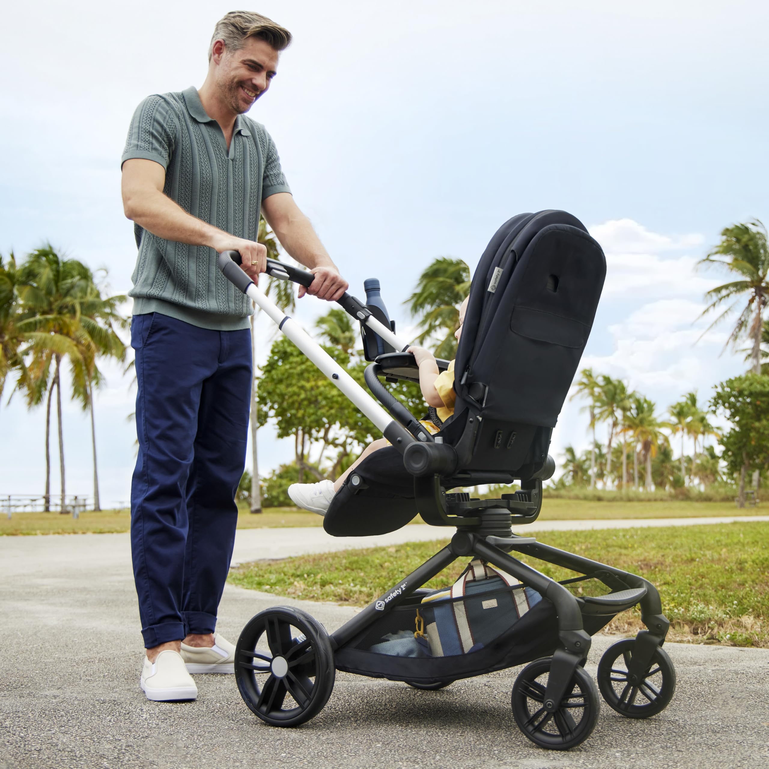 Safety 1ˢᵗ® Turn and Go™ 360° Rotating Modular Travel System, Shade - Image 17