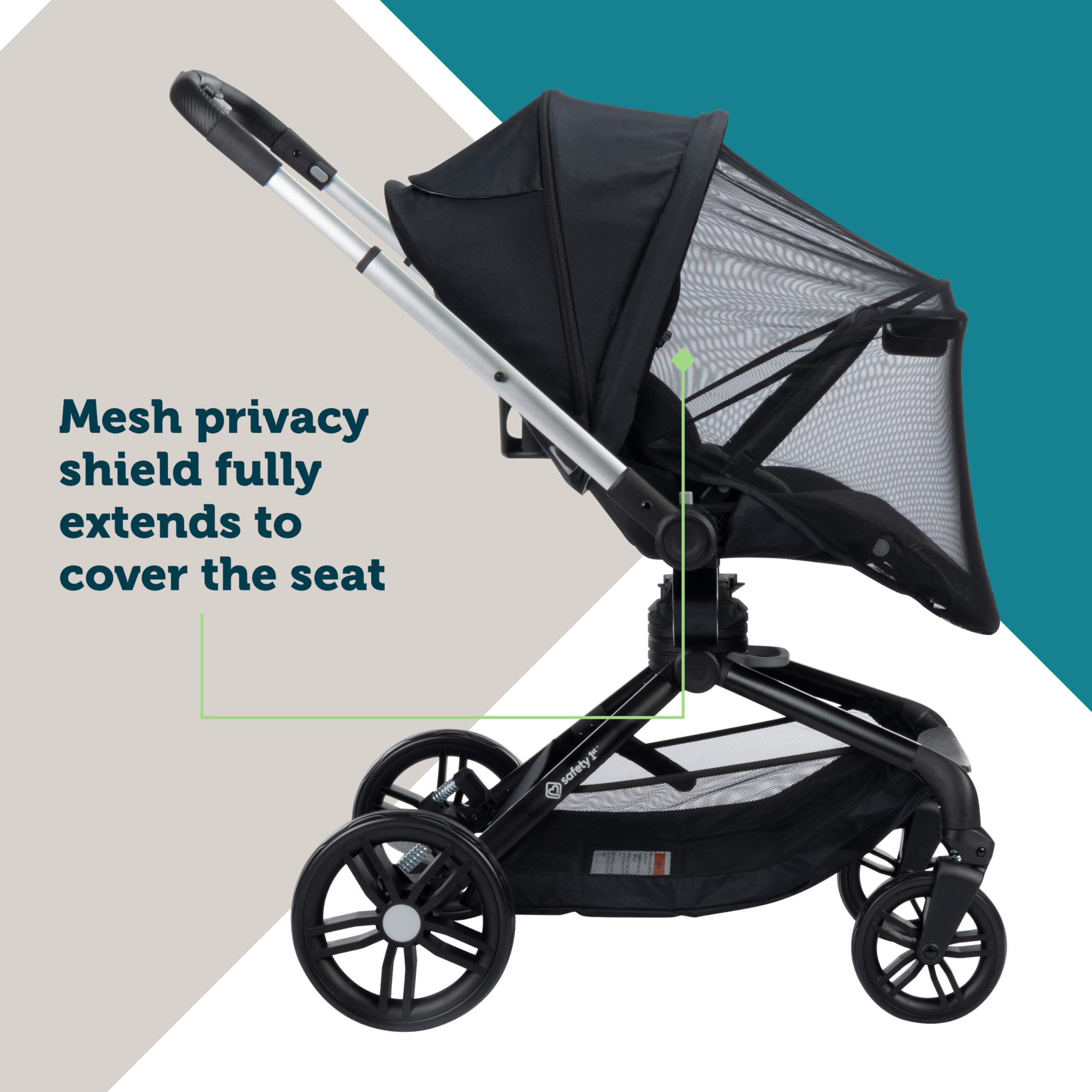 Safety 1ˢᵗ® Turn and Go™ 360° Rotating Modular Travel System, Shade - Image 5