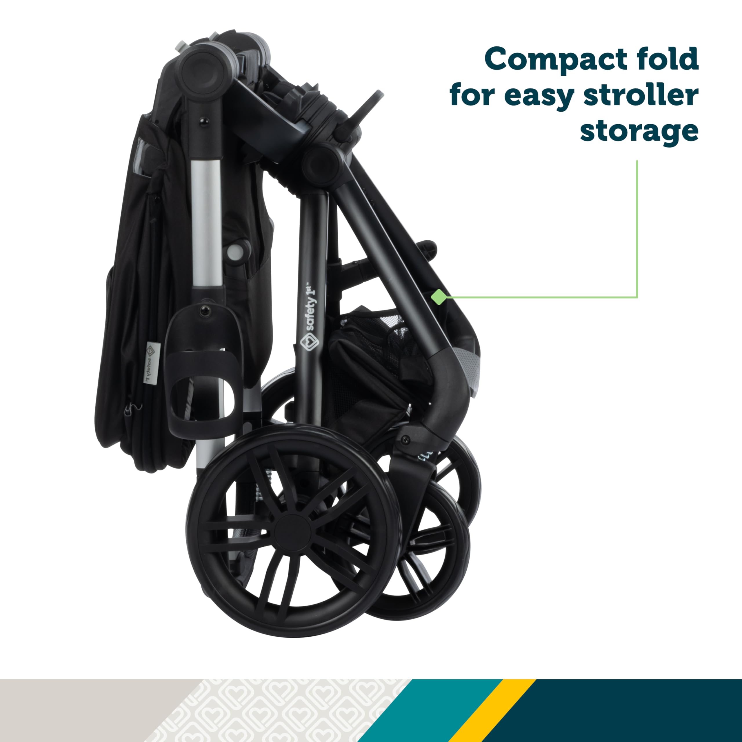 Safety 1ˢᵗ® Turn and Go™ 360° Rotating Modular Travel System, Shade - Image 9