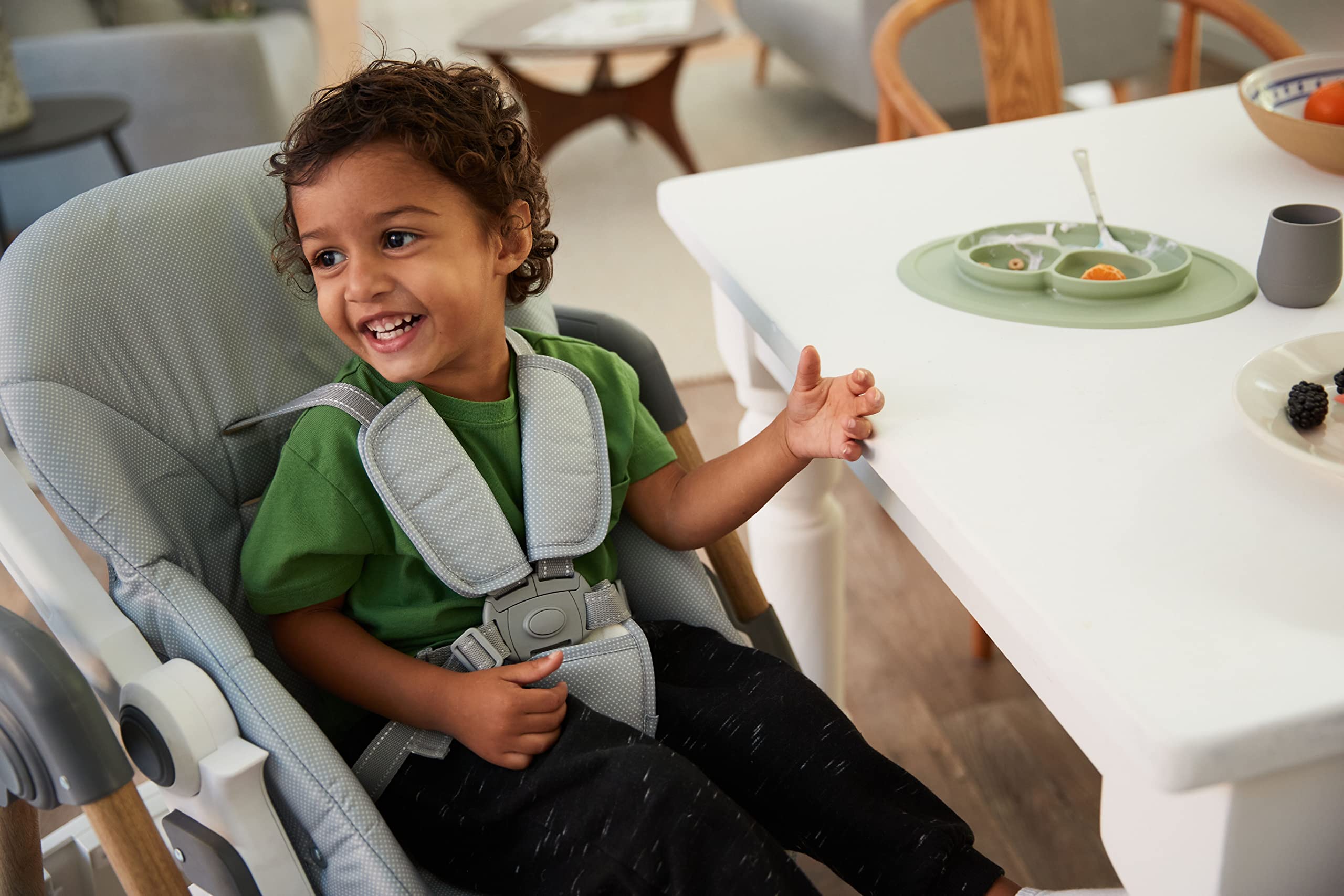 Safety 1st 3-in-1 Grow and Go Plus High Chair, 3 Modes of Use: Infant Recliner, Toddler high Chair, and Child seat, High Street - Image 4