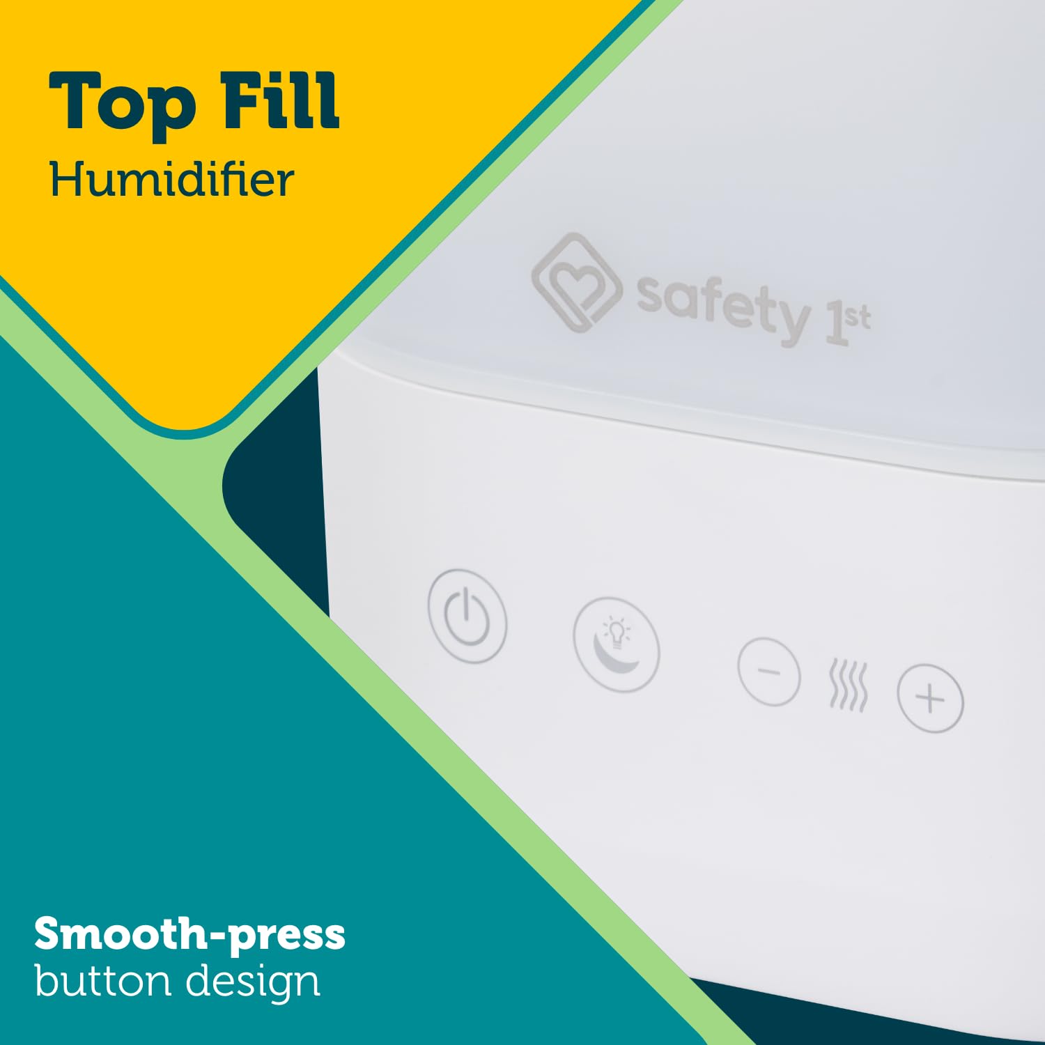 Safety 1st Comforting Cool-Mist Top-Fill Humidifier, White - Image 4
