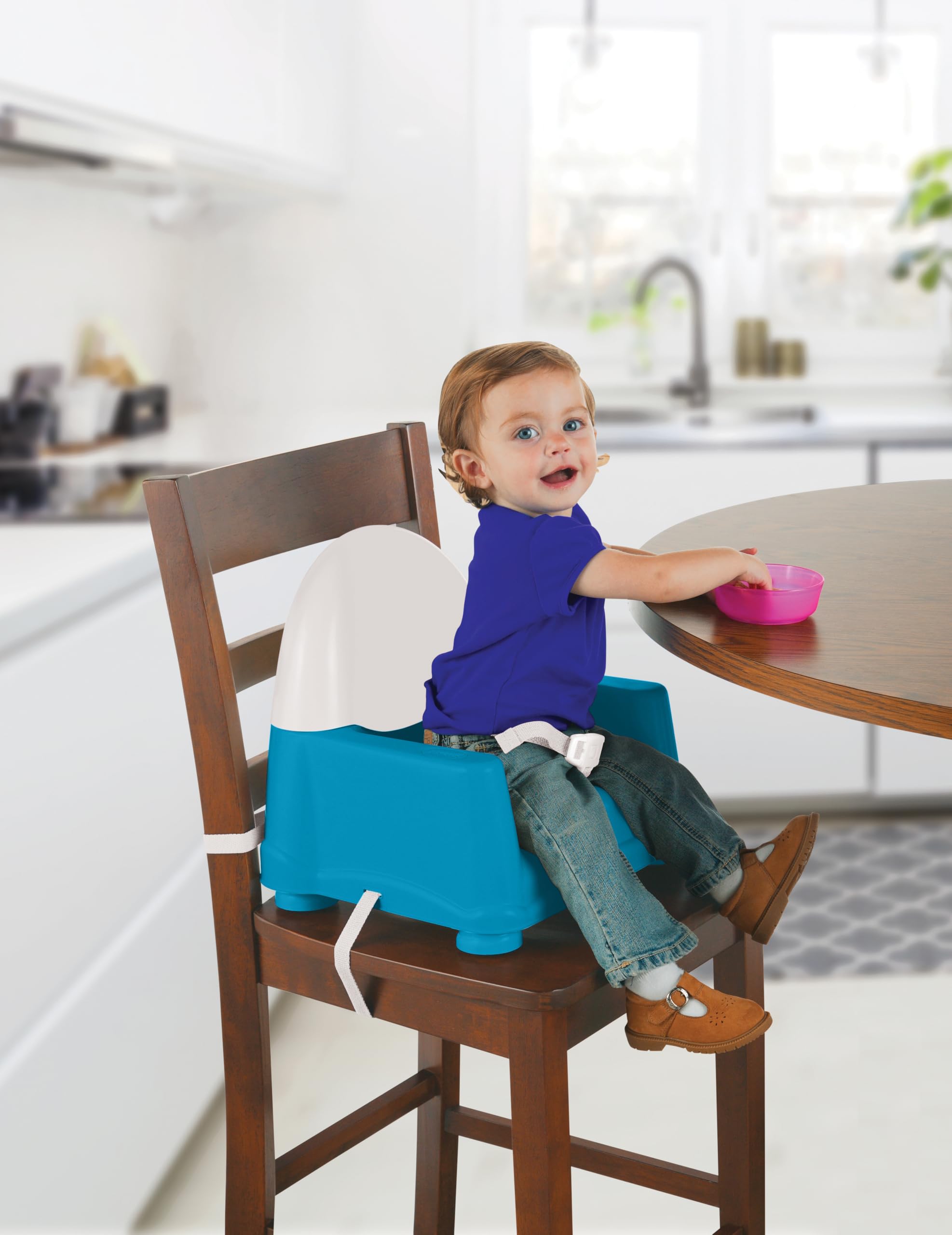 Safety 1st Easy Care Swing Tray Feeding Booster, Atlantis - Image 7