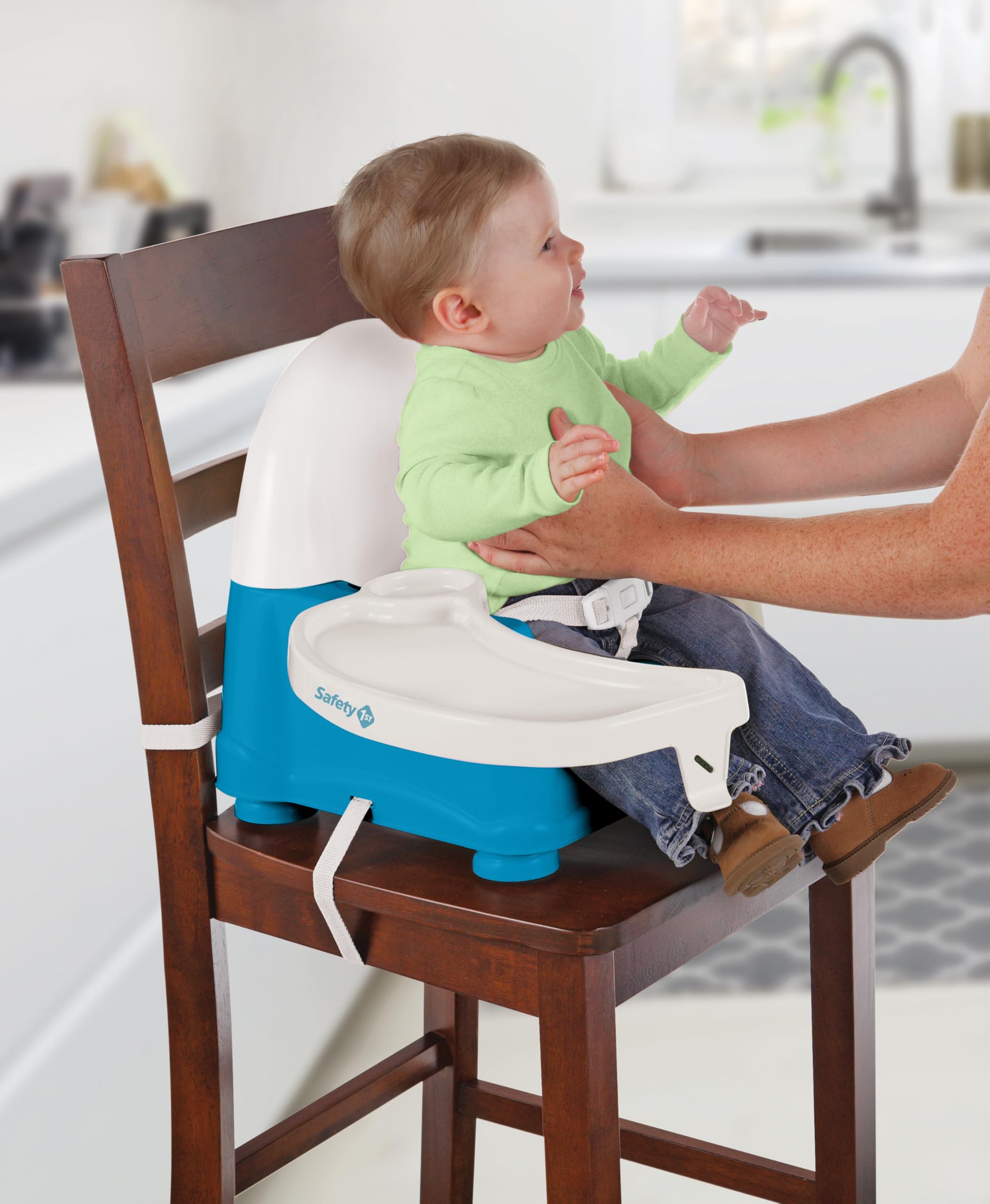 Safety 1st Easy Care Swing Tray Feeding Booster, Atlantis - Image 8