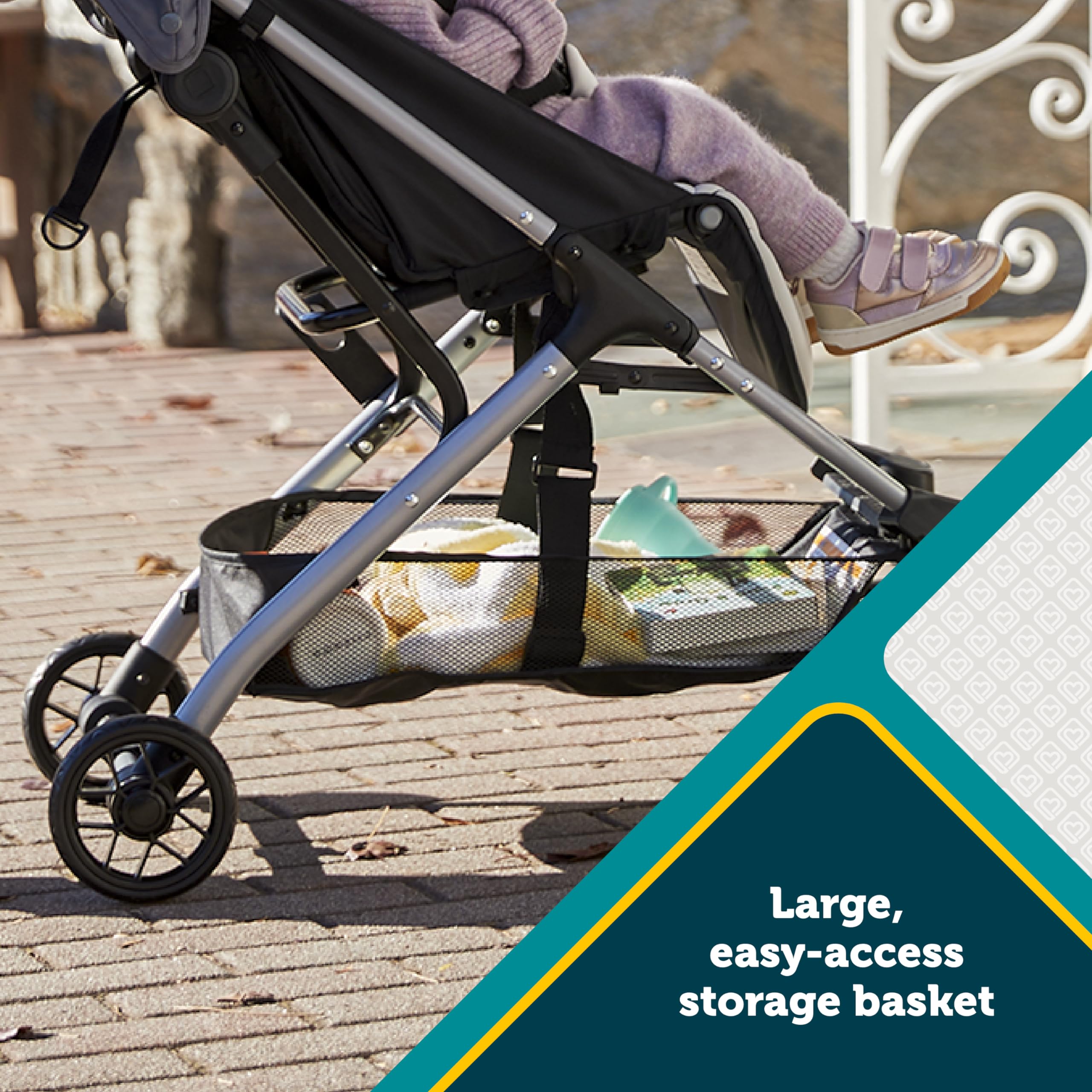 Safety 1st Easy-Fold Compact Stroller, Dorsal - Image 5