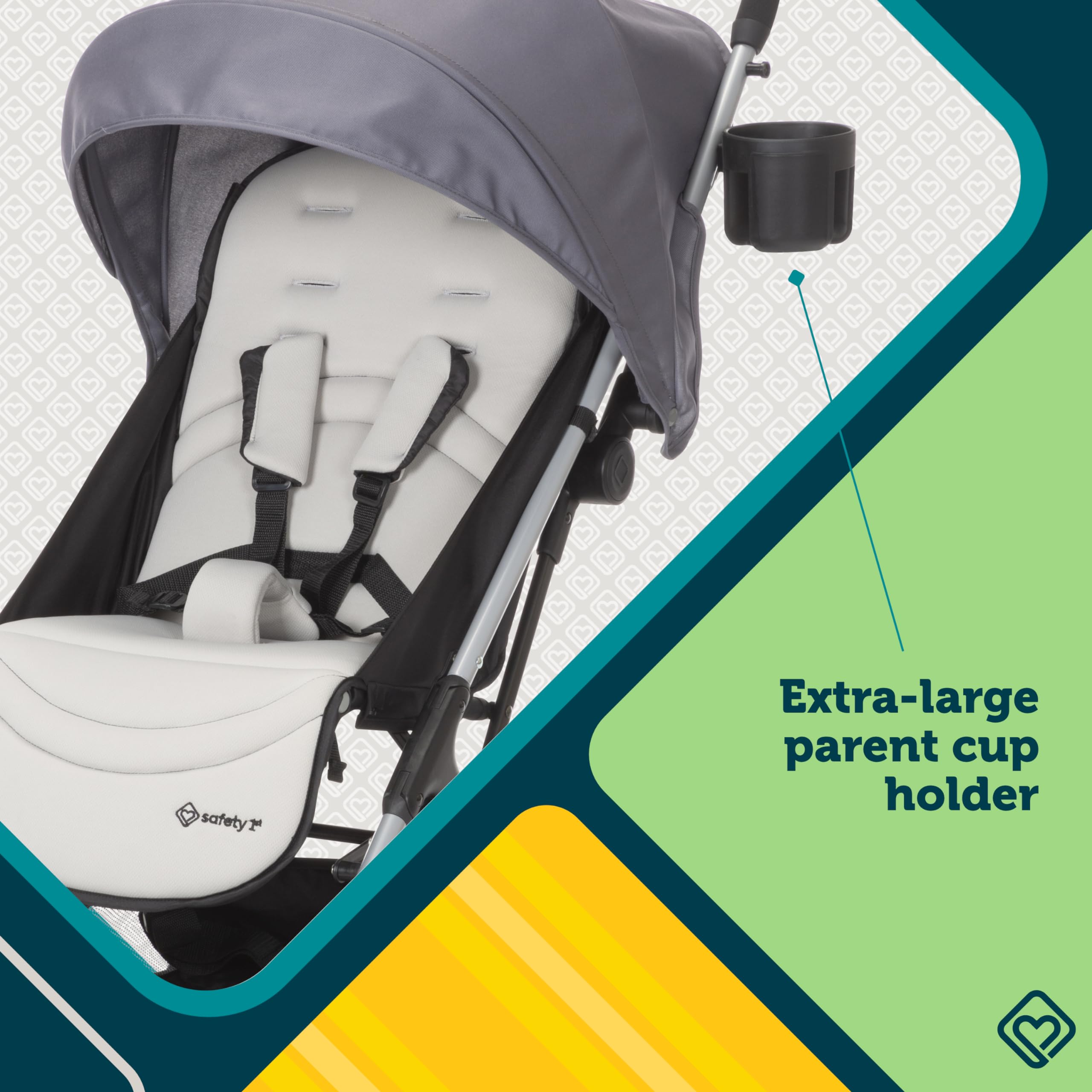 Safety 1st Easy-Fold Compact Stroller, Dorsal - Image 7
