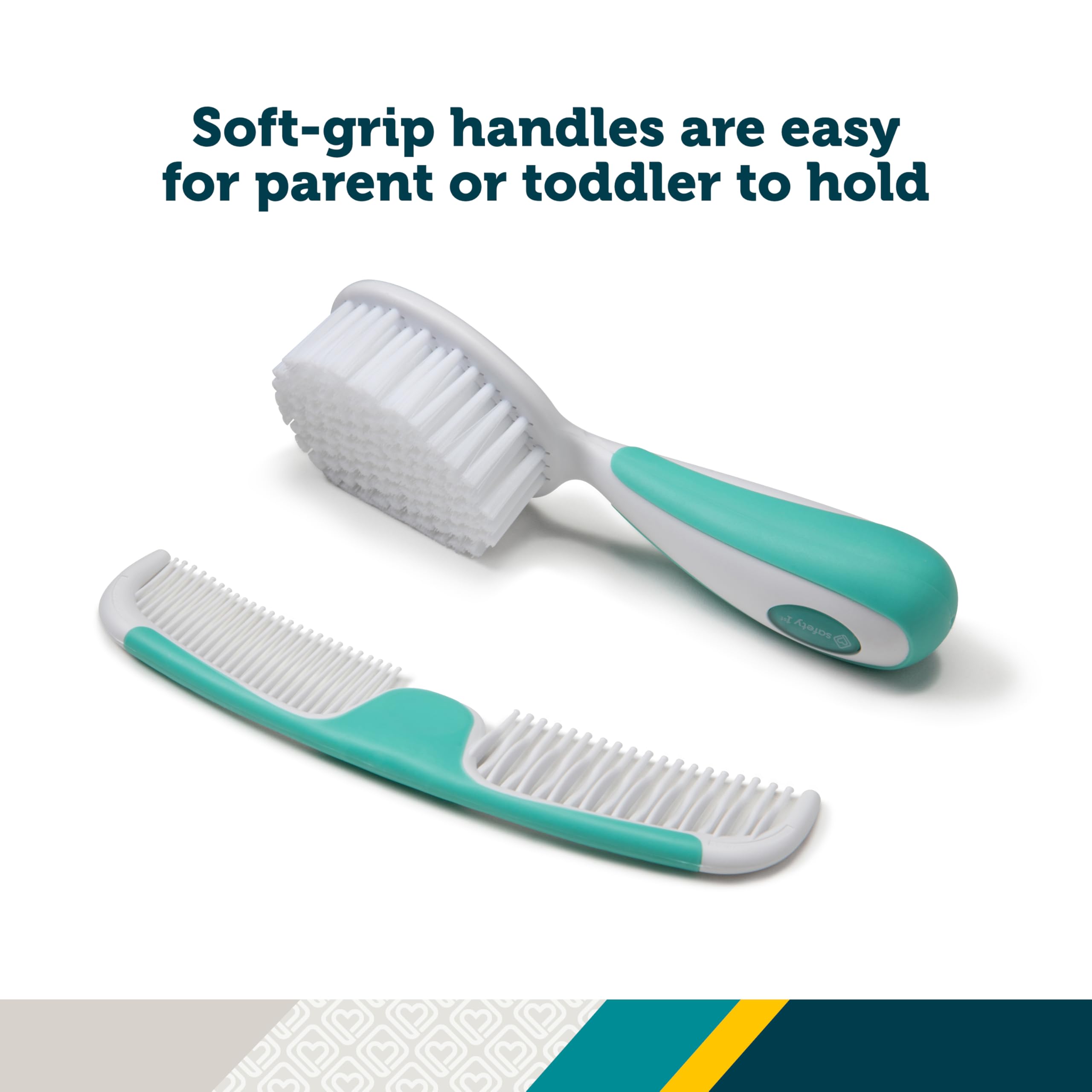 Safety 1st Easy Grip Brush and Comb, Colors May Vary - Image 5