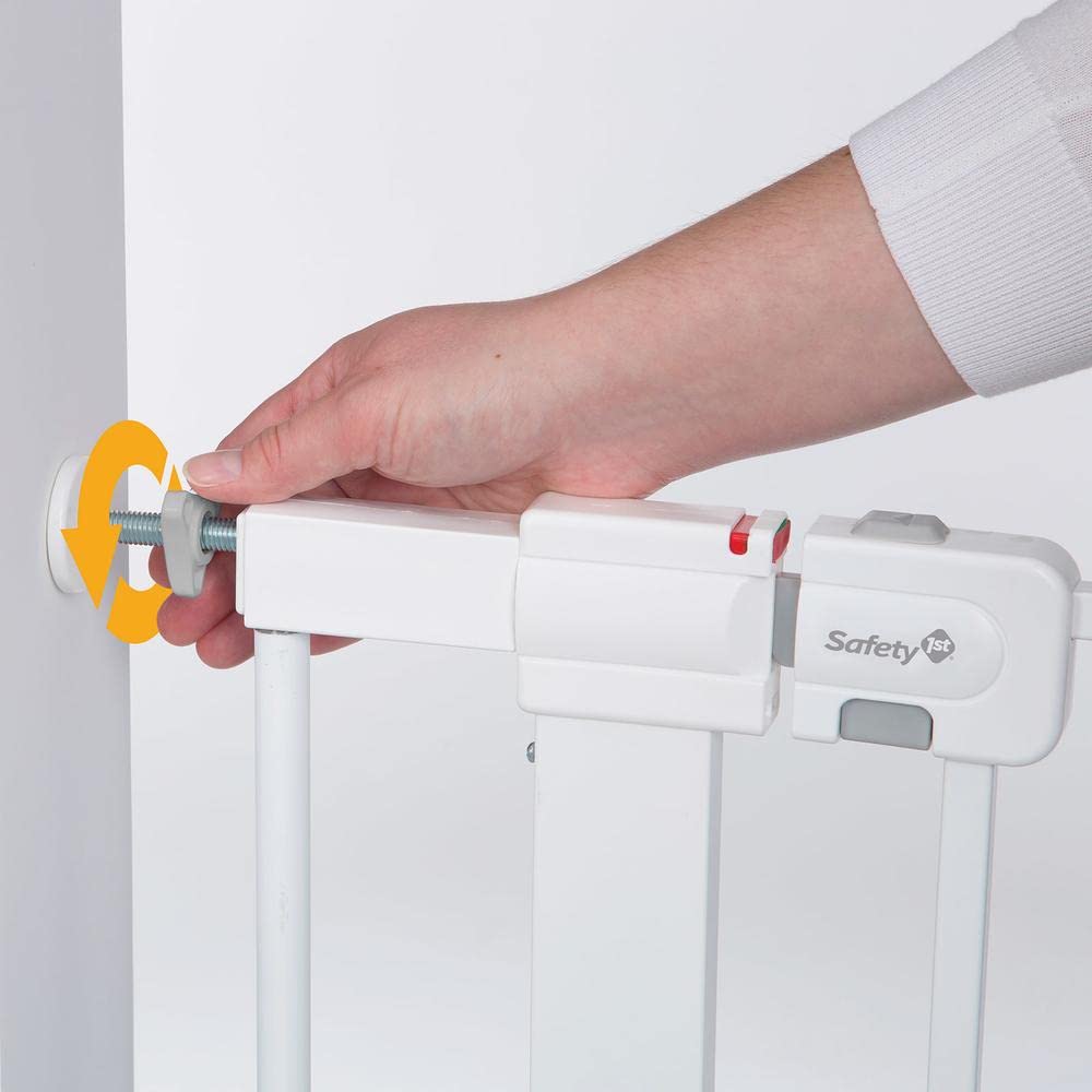 Safety 1st Extra Wide Baby Gate with Door: Premium Child Safety, Extra Tall Gate for Doorways, Dog Gates, Easy Installation, 36" Tall & Wide, Fits 29"-47" - Image 4