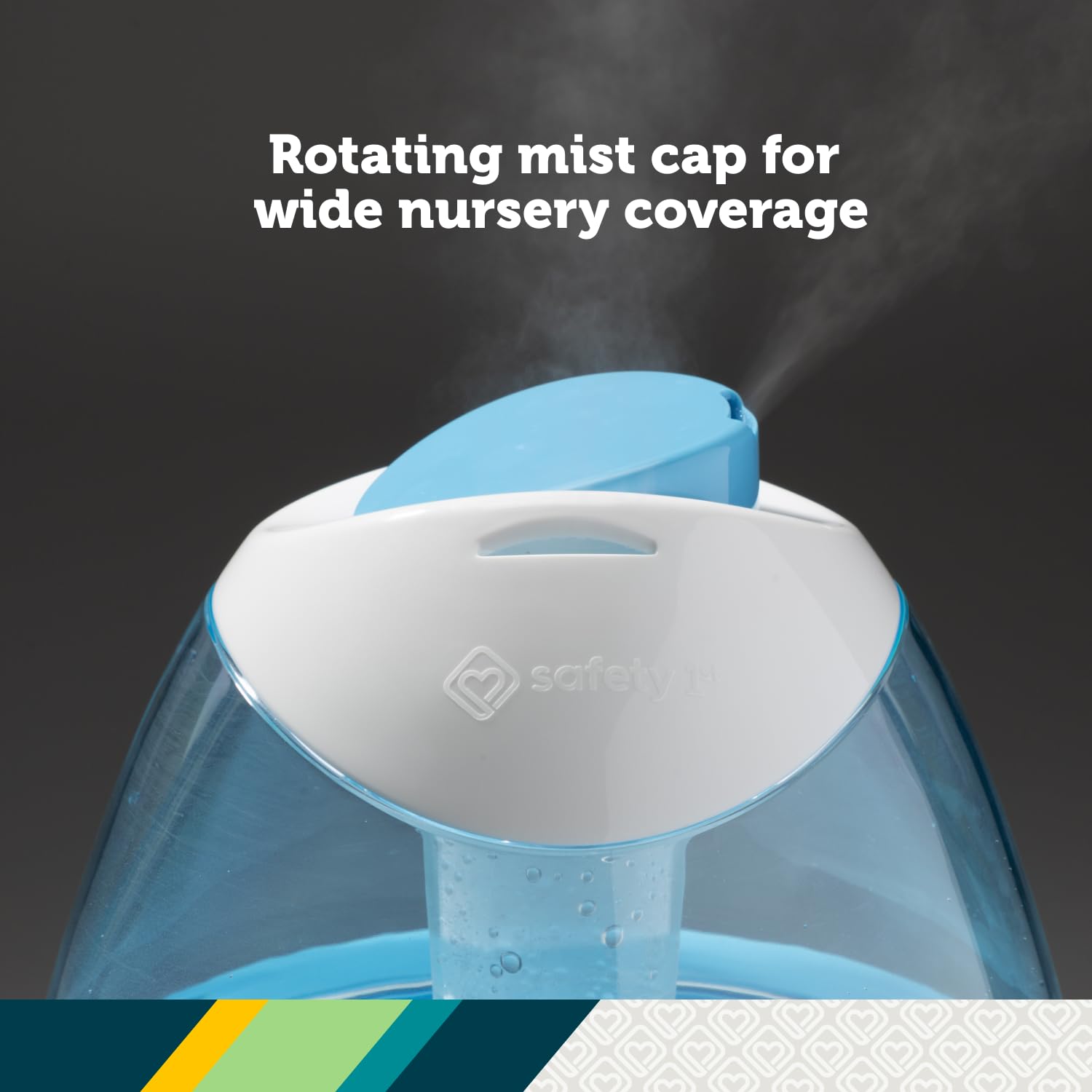 Safety 1st Filter Free Cool Mist Humidifier, Blue - Image 3