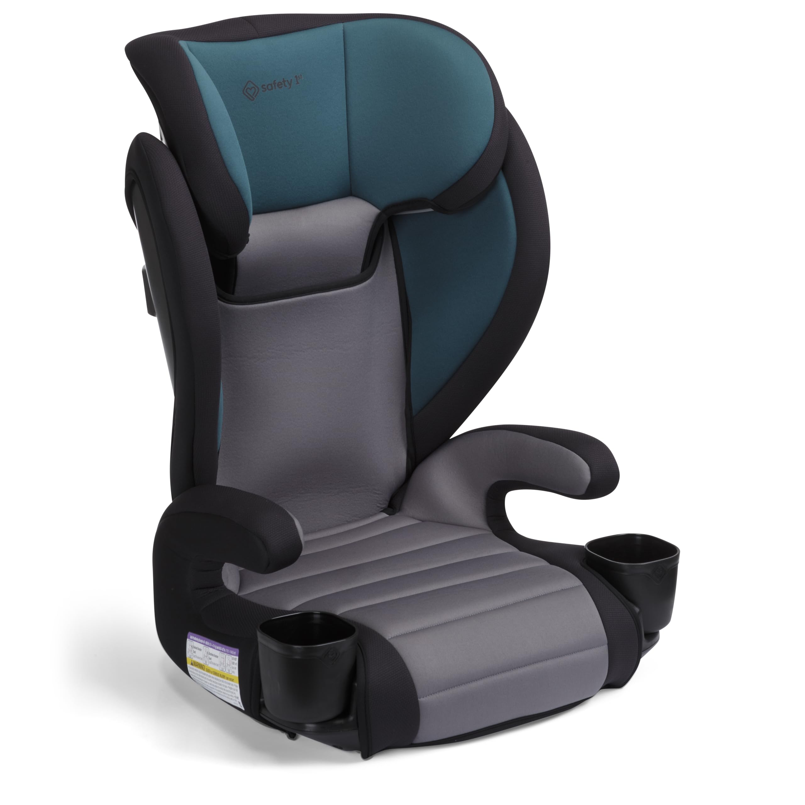 Safety 1st Grow and Go 2-in-1 Booster Car Seat with ComfortWings, Converts High-Back to Backless, 19" Wide, Fits 3 Across, Lightweight, Foldable, Easy-Clean, Cup Holders, 40-100 lbs, Sea Serpent - Image 15