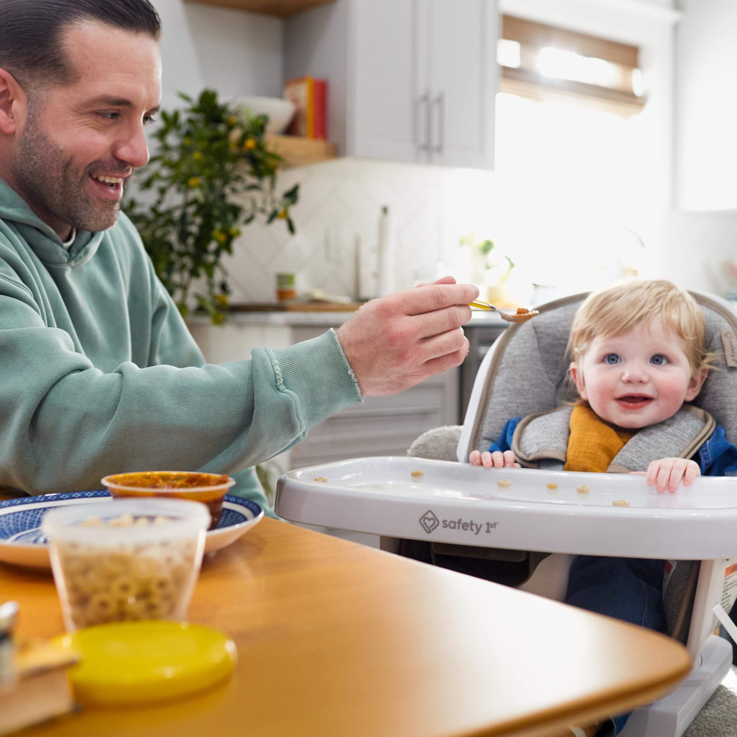Safety 1st Grow and Go Essential Rotating High Chair, French Grey - Image 14