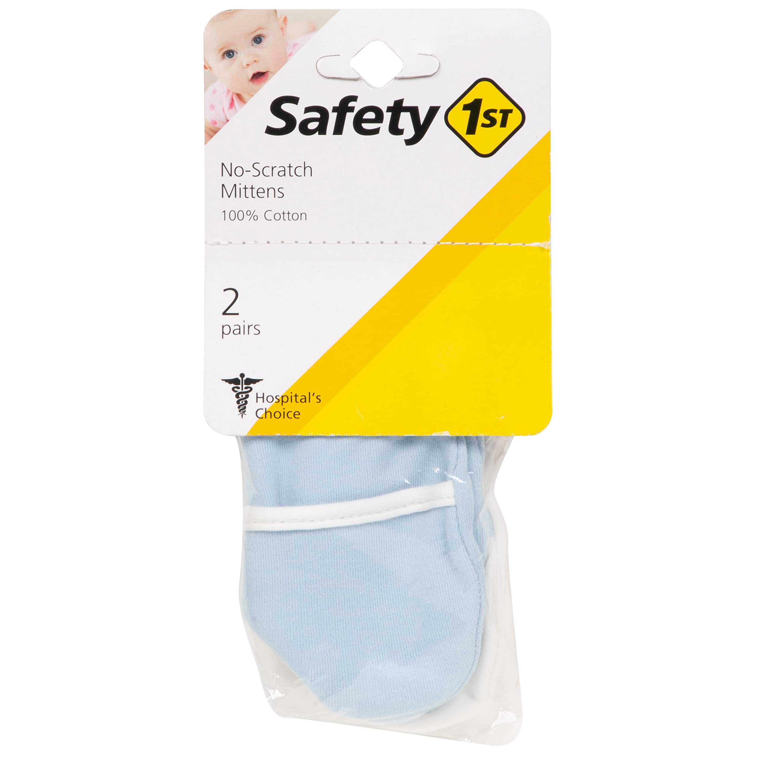 Safety 1st No Scratch Mittens, Blue - Image 4