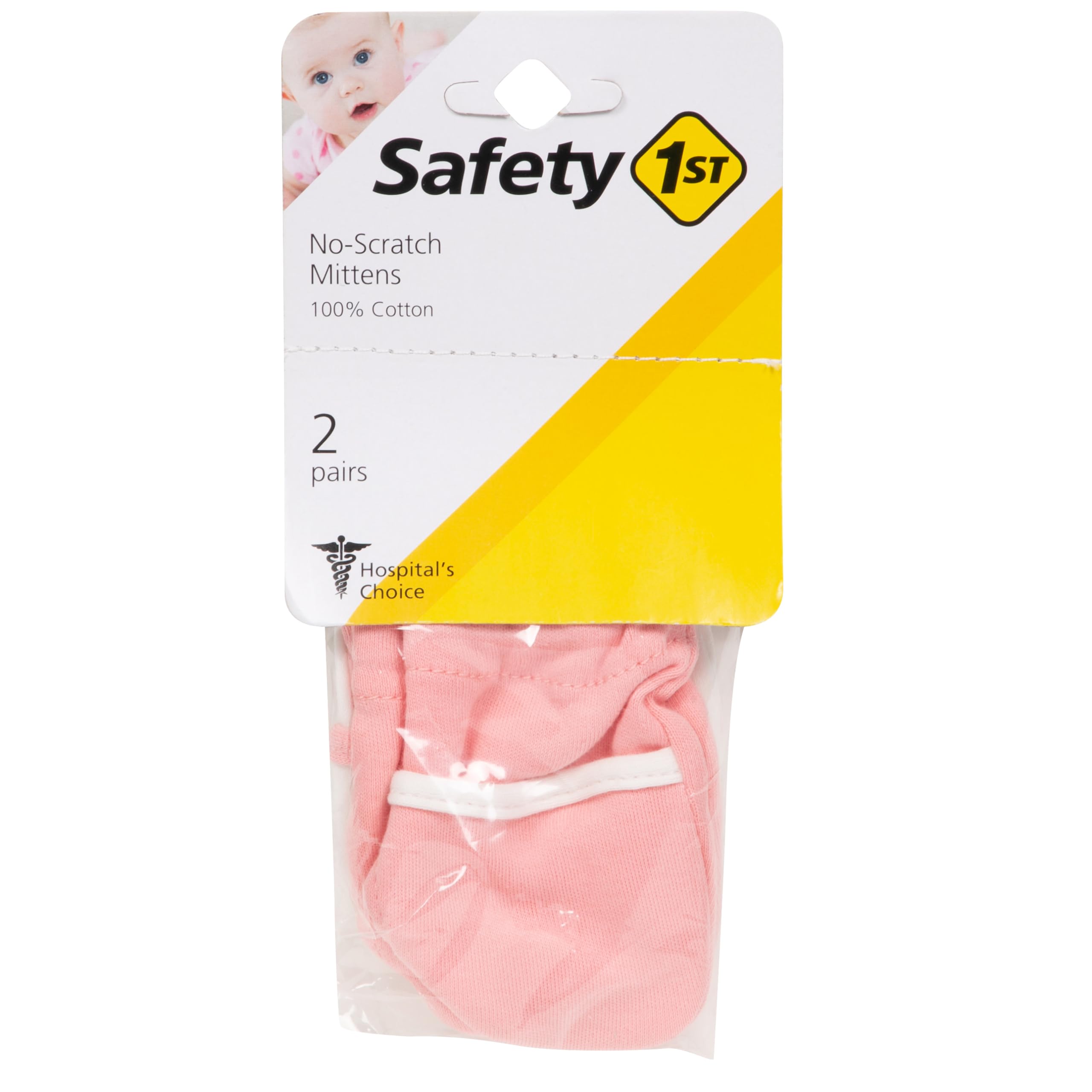 Safety 1st No Scratch Mittens, Pink - Image 4