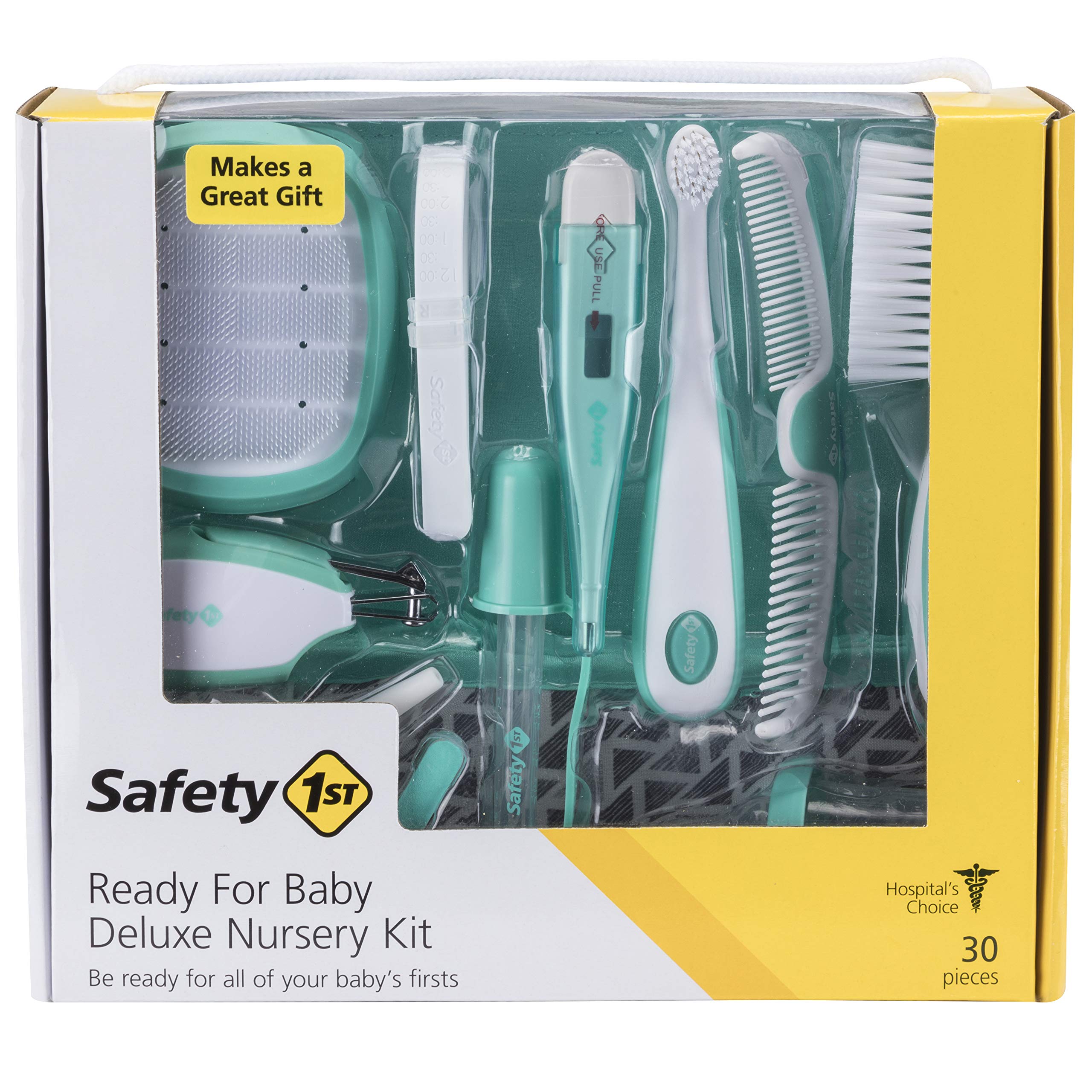 Safety 1st Nursery Care Health & Grooming Kit, Pyramids Aqua, One Size - Image 9