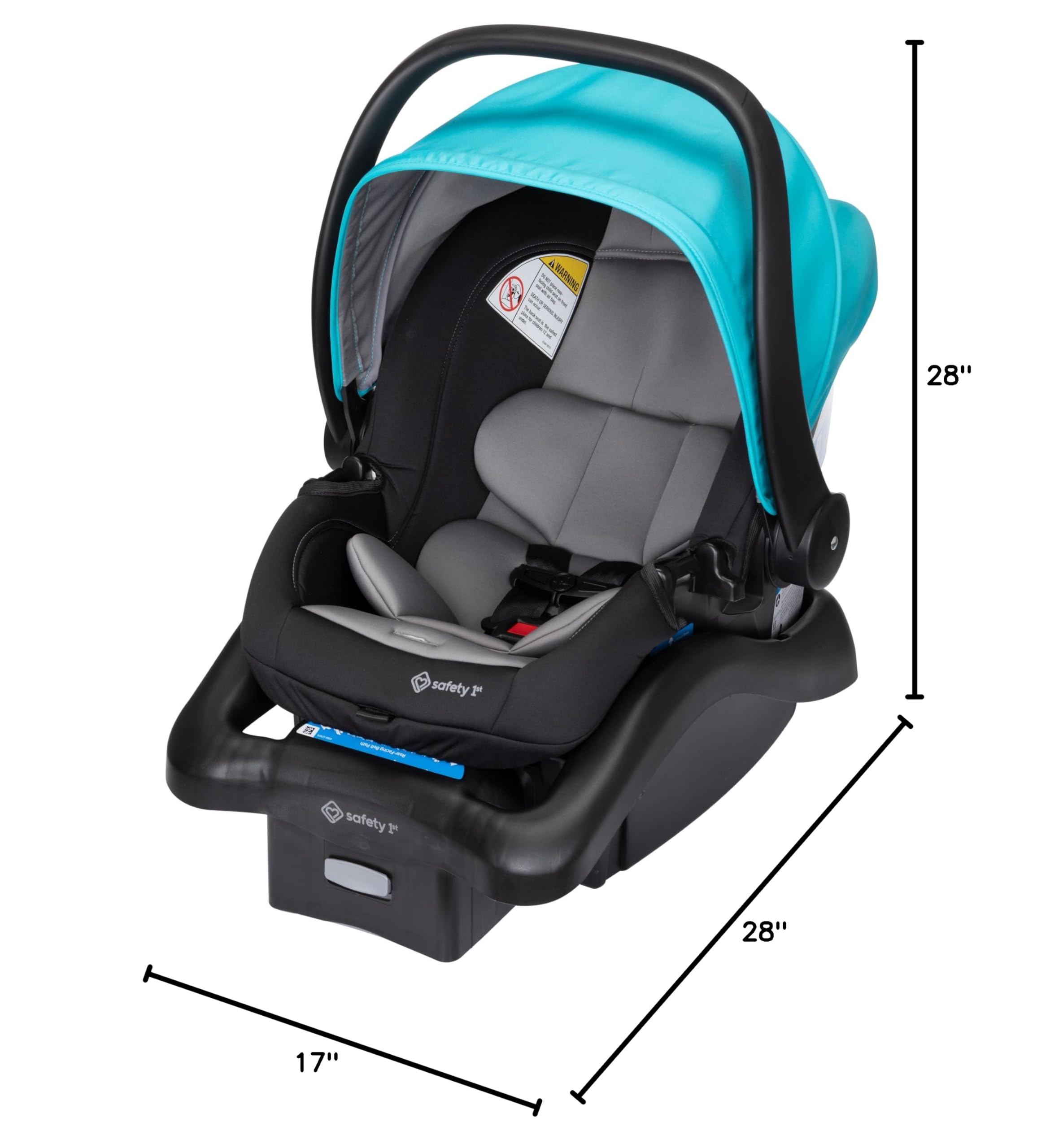 Safety 1st OnBoard FLX Infant Car Seat, Lake Blue 2 - Image 9
