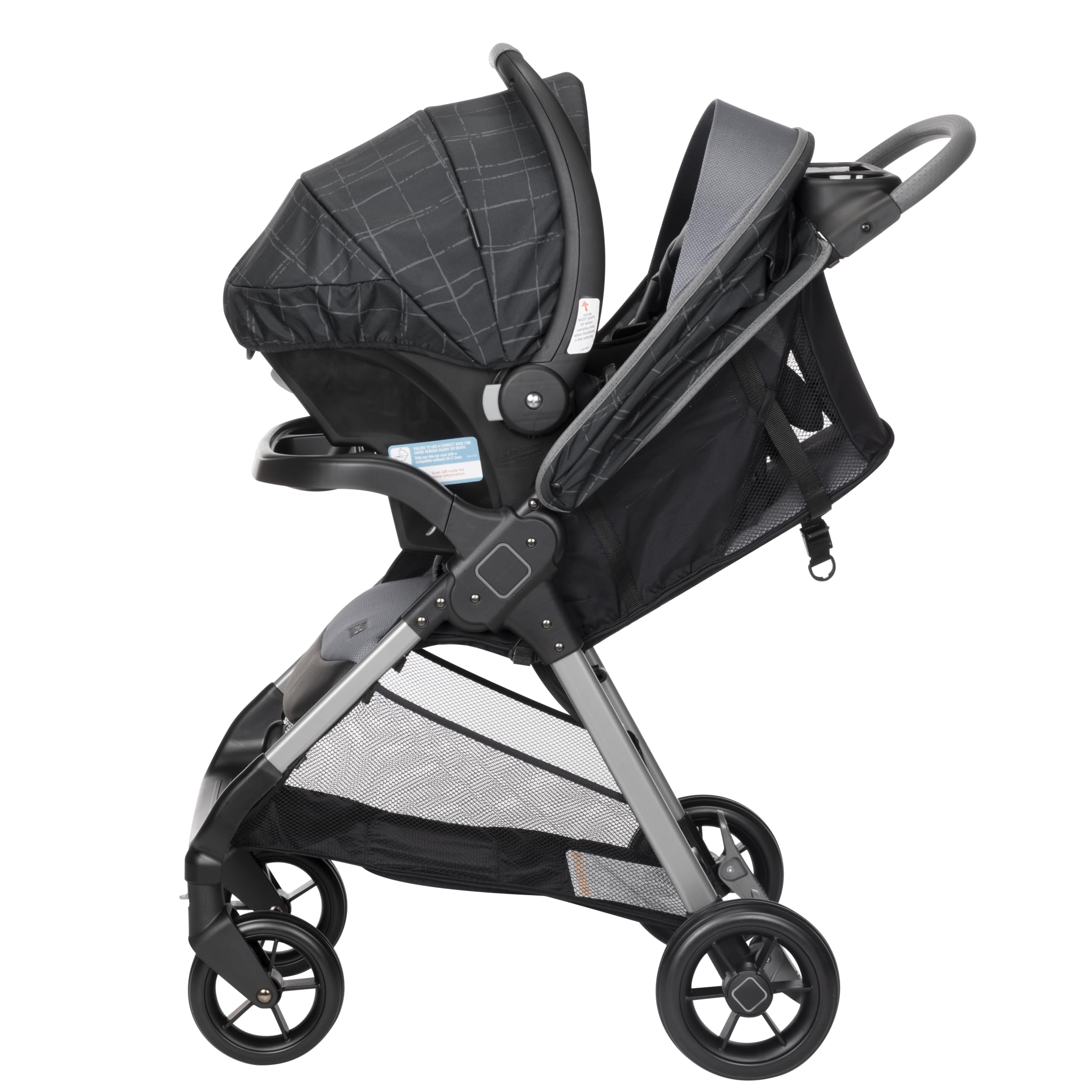 Safety 1st Smooth Ride QCM Travel System, Fast, 1-Hand Lift to fold, High Street - Image 13