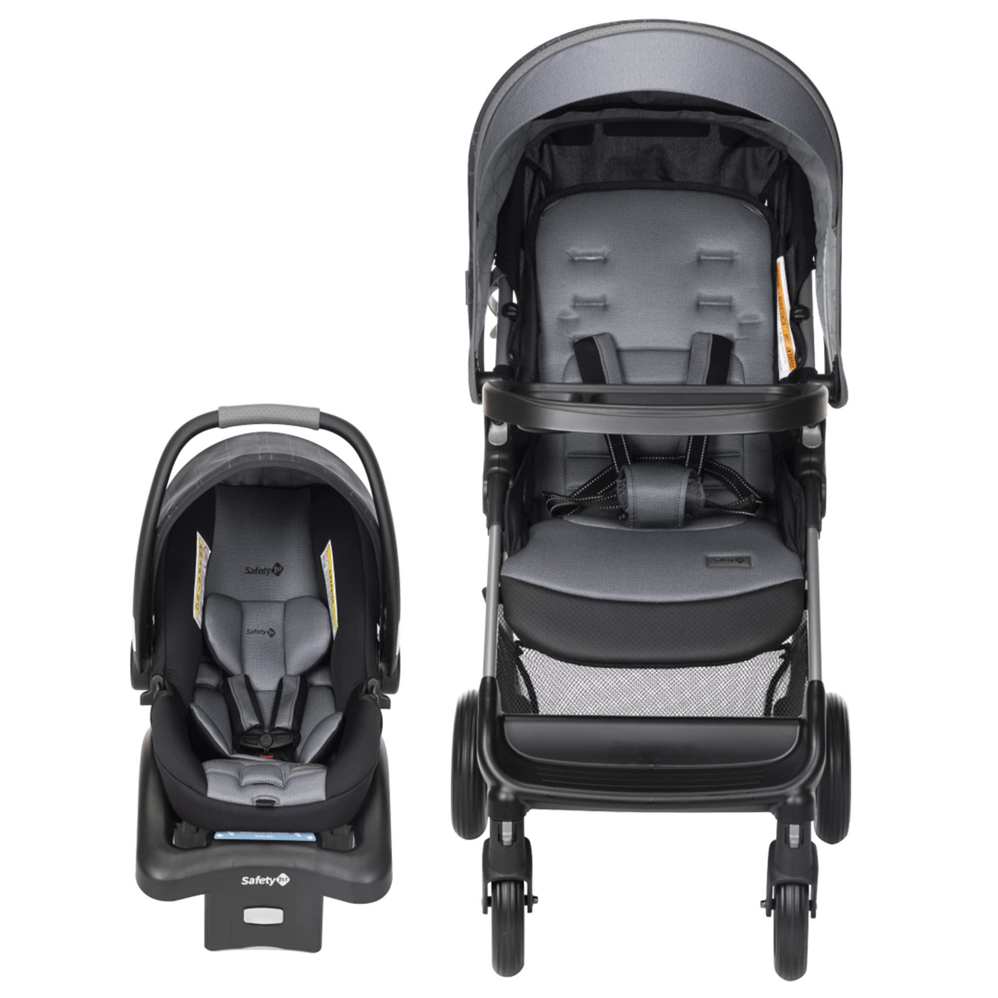 Safety 1st Smooth Ride QCM Travel System, Fast, 1-Hand Lift to fold, High Street - Image 22