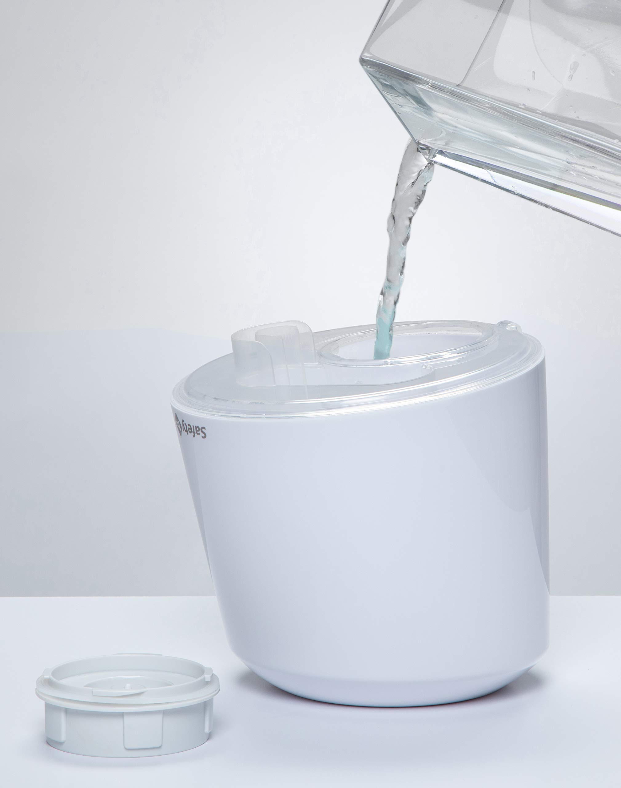 Safety 1st Stay Clean Humidifier, Ultrasonic Mist, One Gallon Easy to Fill Tank, LED Light, and Filter Free - Image 10