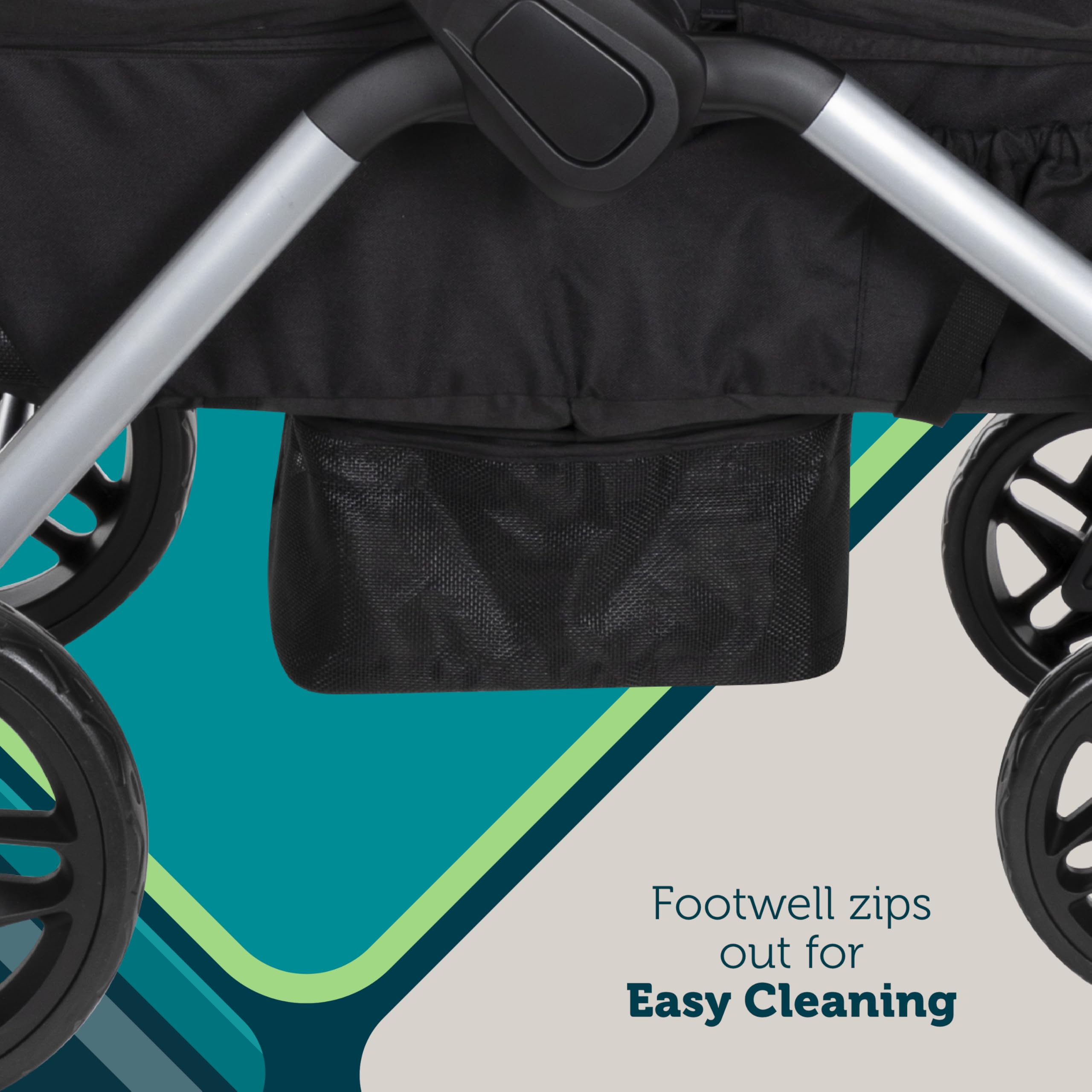 Safety 1st Summit Wagon Stroller for 2 Kids with Removable Tray in High Street - Image 10
