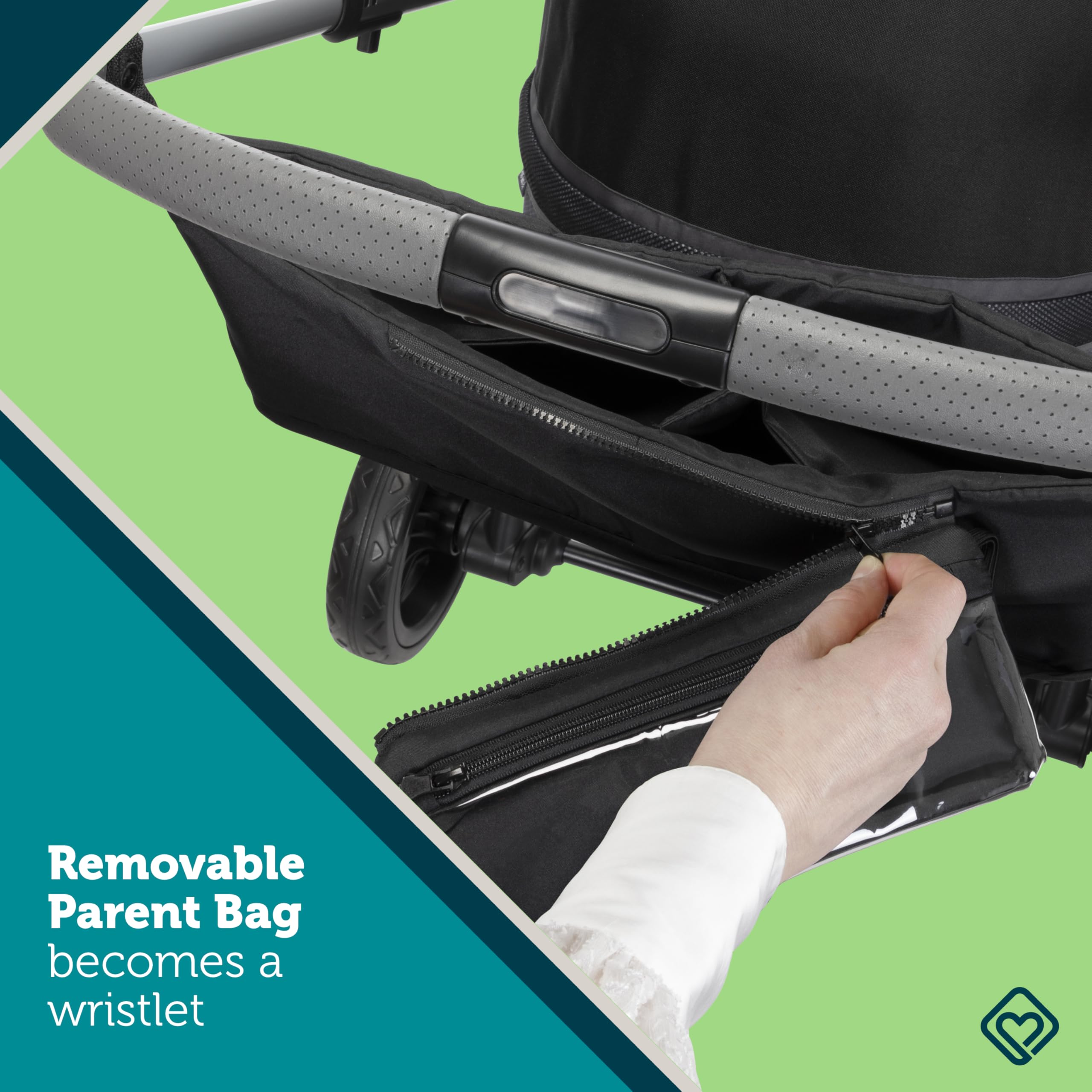 Safety 1st Summit Wagon Stroller for 2 Kids with Removable Tray in High Street - Image 12