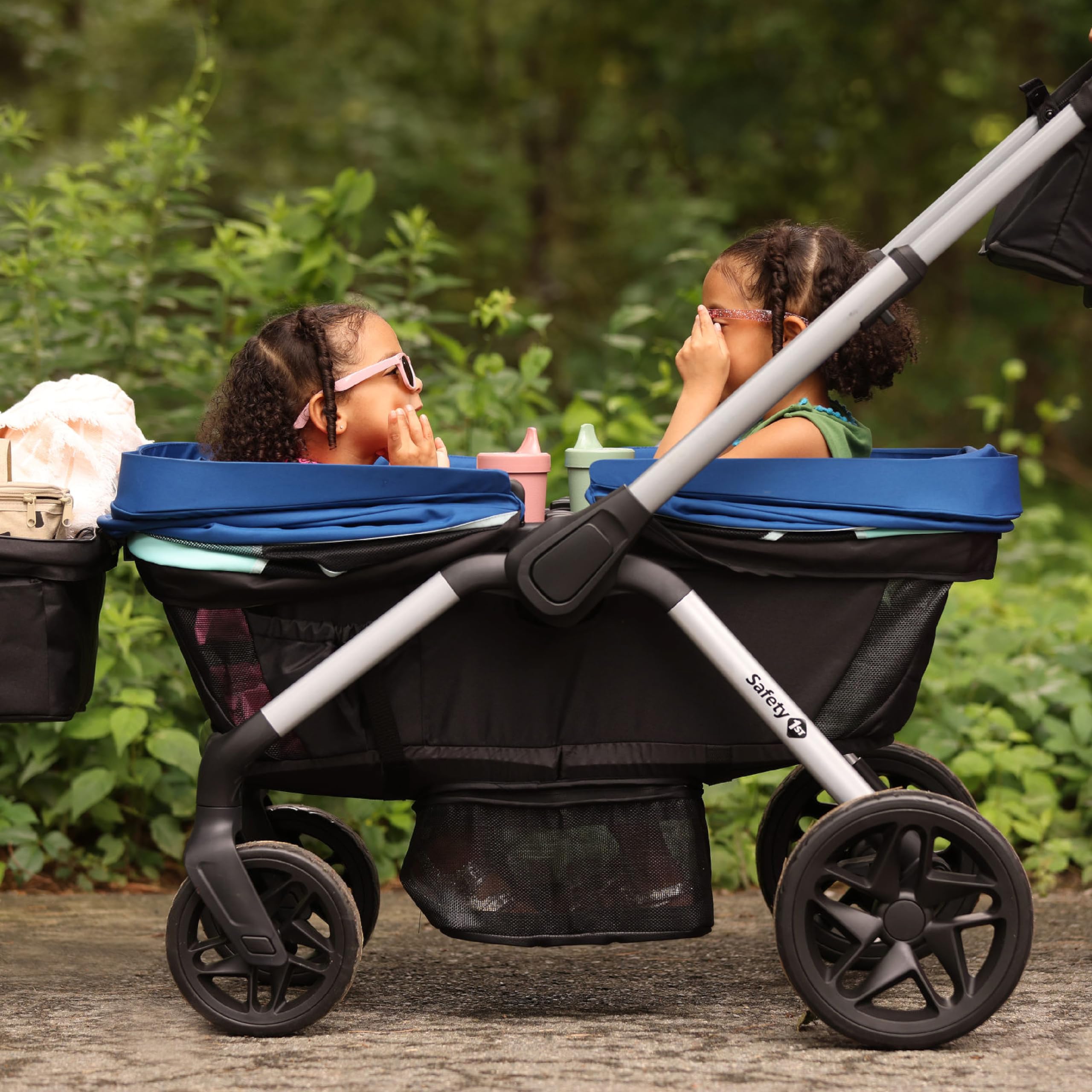 Safety 1st Summit Wagon Stroller for 2 Kids with Removable Tray in High Street - Image 19