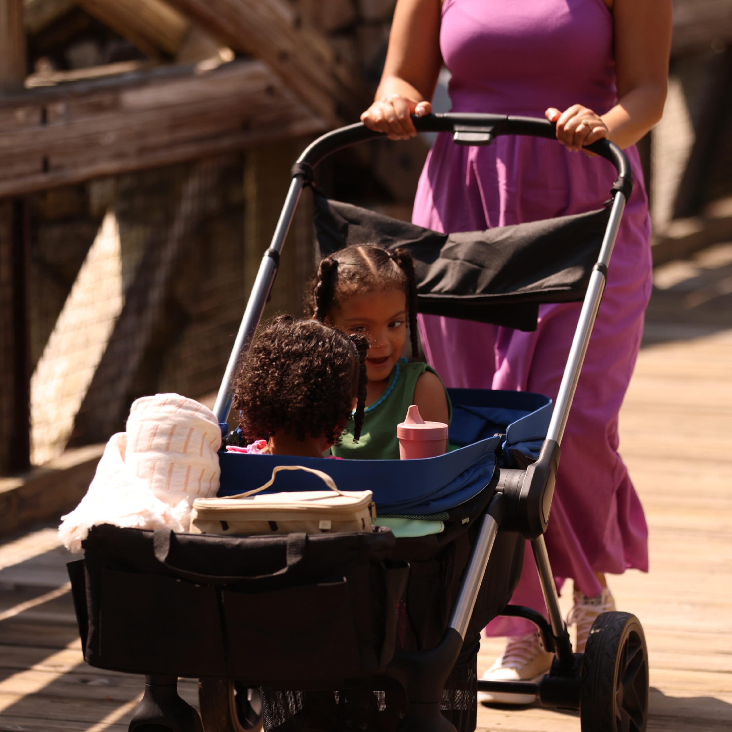 Safety 1st Summit Wagon Stroller for 2 Kids with Removable Tray in High Street - Image 21